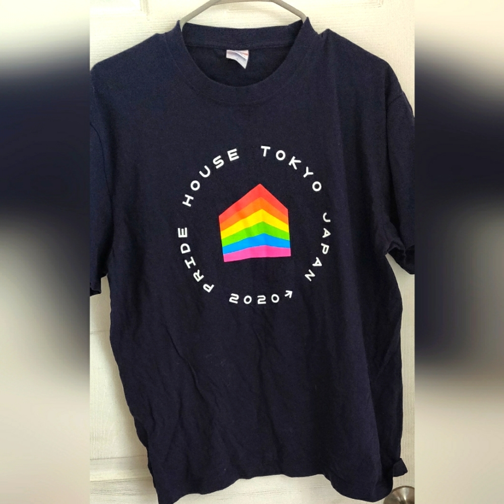 Tokyo Japan 2020 Gay Pride Tshirt size large.